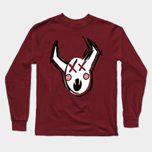 Sketchy Vampire Clown Demon Long Sleeve T-Shirt